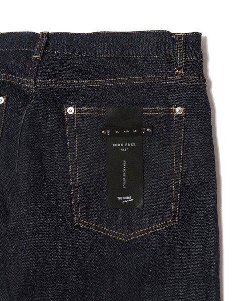 パンツ CRIMIE BORN FREE STRETCH SELVEDGE DENIM BORN FREE 1 SLIM STYLE SELVEDGE STRETCH JEANS / BORN FREE