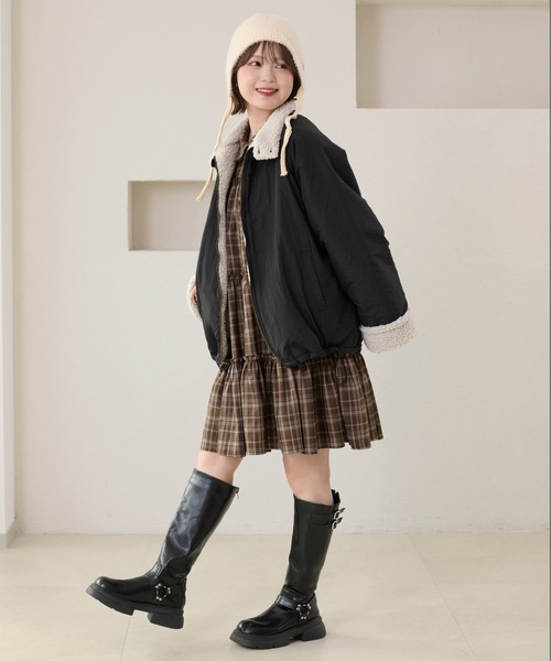 kutir 2wayリバーシブルナイロンボアブルゾン 予約】kutirmen／2way