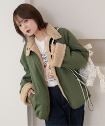 kutir | 【2サイズ展開】リバーシブルナイロンボアブルゾン(ブルゾン)