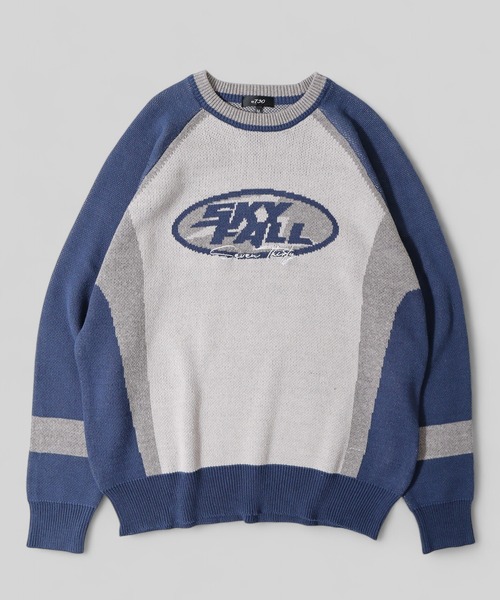 Vintage-like logo game knit / ヴィンテージライク ロゴゲームニット unisex（ニット/セーター）｜RE730（アールイーセブンサーティー）