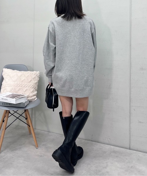 spiritoso(スピリトーゾ)の「【spiritoso】CLUB THE MANIAヘッドフォンプリント裏毛トレーナー(CP)(スウェット・レディース・ホワイト/杢グレー/ブラック・FREE)」の11枚目の写真