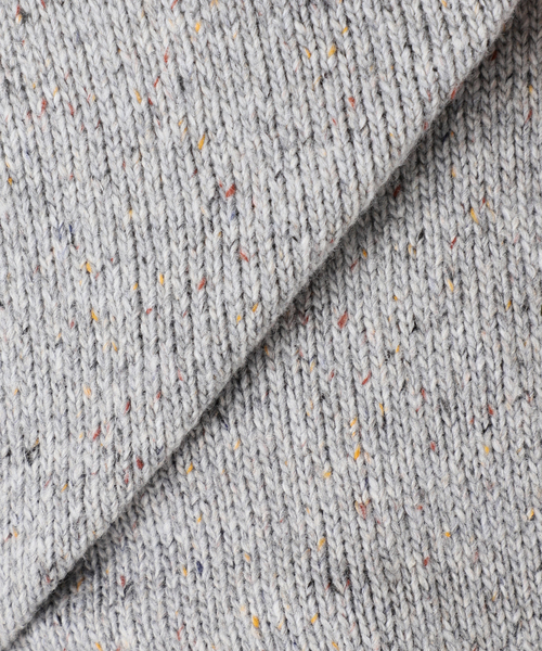 CALIFORNIA エルボーパッチ クルーネックニット