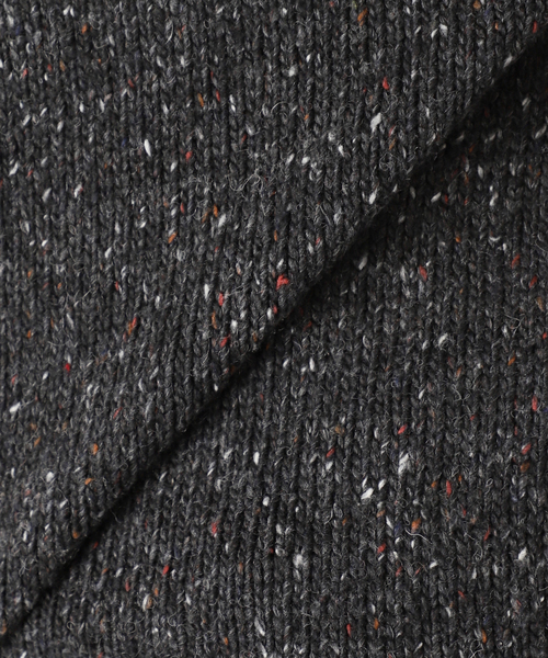 CALIFORNIA エルボーパッチ クルーネックニット