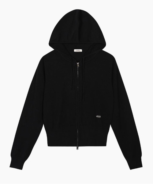 BEIDELLI（ベイデリー）の「[BELLIDE MADE] カイリ2WAYニットジップアップパーカー（パーカー・レディース・アイボリー/ブラック/ブラウン/バーガンディー/グレー・FREE）」の22枚目の写真