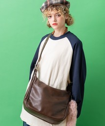 an meets zakka 合成皮革ロッキンベルトショルダーバッグ