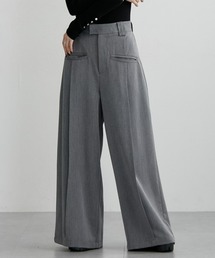 Soiunique（スワユニーク）の「センタープレス超ワイドパンツ［Soiunique］（スラックス）」