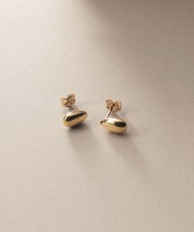 K10中空ぺアシェイプ スタッドピアス
