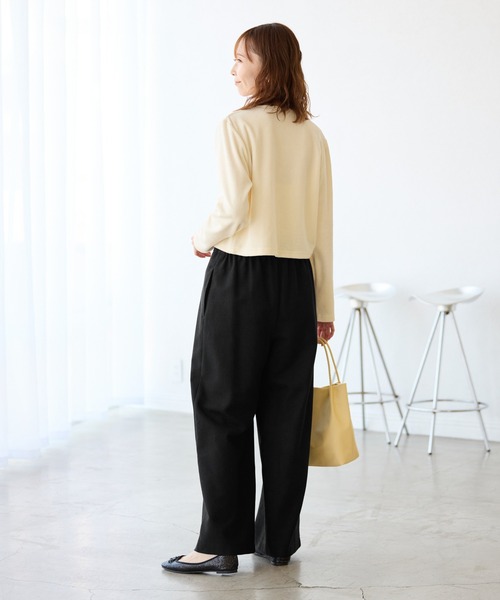 セール】【3サイズ展開】きれいめイージーワイドパンツ（その他パンツ