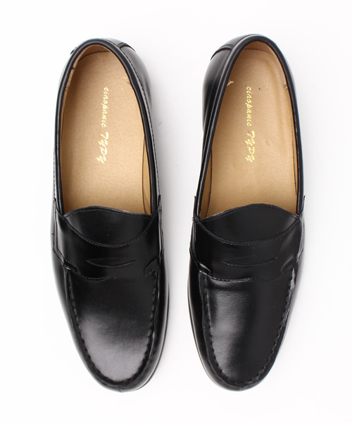 OUTLET（アウトレット）の「【CIAOPANIC TYPY】レザースリップオン（スリッポン・メンズ・ブラウン/ブラック・41/42）」の10枚目の写真