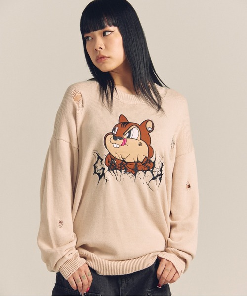 GARISU-ボロボロニット（ニット/セーター）｜GALLIS ADDICTION（ガリスアディクション）