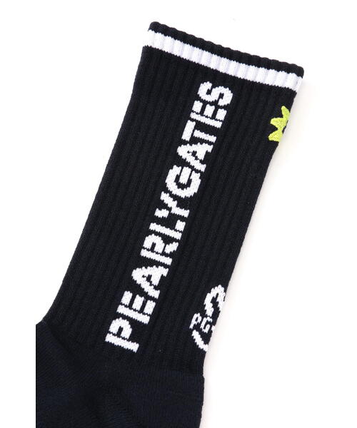PEARLY GATES（パーリーゲイツ）の「【PEARLY GATES】New Historyロゴ ミドルソックス (LADIES)（ソックス/靴下・レディース・ホワイト/ネイビー/カーキ・FREE）」の4枚目の写真