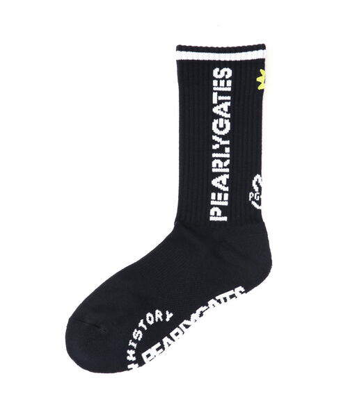 PEARLY GATES（パーリーゲイツ）の「【PEARLY GATES】New Historyロゴ ミドルソックス (LADIES)（ソックス/靴下・レディース・ホワイト/ネイビー/カーキ・FREE）」の3枚目の写真