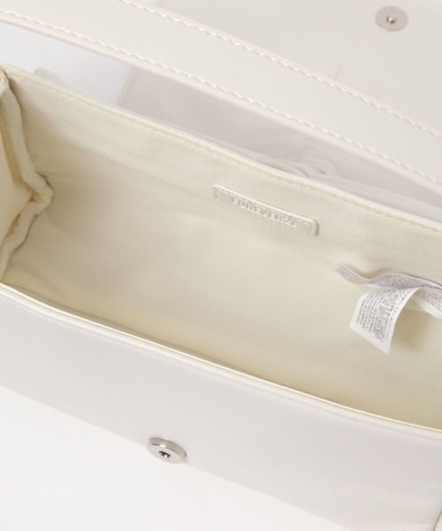 FOREVER 21(フォーエバー トゥエンティーワン)の「ドロストリボンスクエアバッグ(ハンドバッグ・レディース・オフホワイト・FREE)」の9枚目の写真