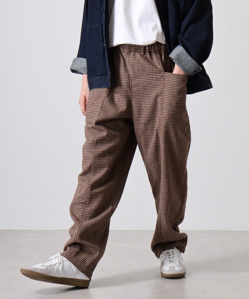 BIG MIKE(ビッグマイク)の「BIG MIKE Front Stitch Wide Easy Pants フロントステッチ ワイドイージーパンツ(その他パンツ・メンズ・グレー/ブラウン・M/L/XL)」の9枚目の写真