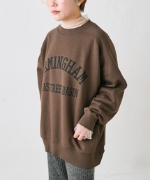 PUAL CE CIN | 裏起毛ロゴプリントスウェットプルオーバー(スウェット)