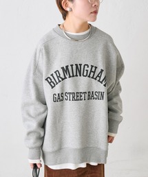 PUAL CE CIN | 裏起毛ロゴプリントスウェットプルオーバー(スウェット)