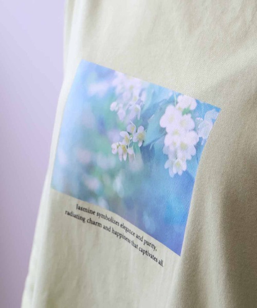 MB mint breeze(エムビーミントブリーズ)の「【L~5L 大きいサイズ】コットングラフィック7分袖Tシャツ(Tシャツ/カットソー・レディース・グリーン/オフホワイト/ネイビー・3L/LL/5L/4L/L)」の22枚目の写真