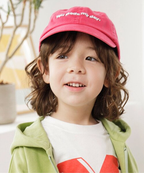 F.O.KIDS（エフオーキッズ）の「ピグメントキャップ（キャップ・キッズ・チャコール/グリーン/レッド/サックスブルー/グレー・50/54/58）」の5枚目の写真