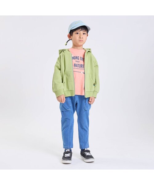 F.O.KIDS（エフオーキッズ）の「ピグメントキャップ（キャップ・キッズ・チャコール/グリーン/レッド/サックスブルー/グレー・50/54/58）」の13枚目の写真