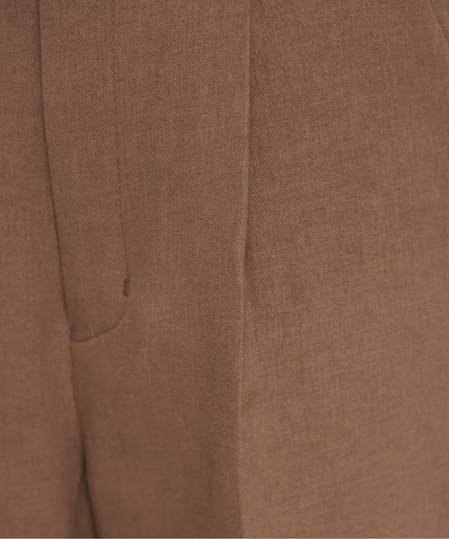 ANGIE（アンジー）の「ハイウエスト センタープレス スラックスパンツ（スラックス・レディース・ダークカーキ/ダークベージュ/モカ/グレー/ブラック・マルチサイズ）」の21枚目の写真