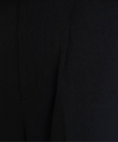 ANGIE（アンジー）の「ハイウエスト センタープレス スラックスパンツ（スラックス・レディース・ダークカーキ/ダークベージュ/モカ/グレー/ブラック・マルチサイズ）」の18枚目の写真