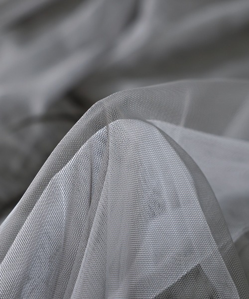 somari imagination（ソマリ イマジネーション）の「『リボンドロストチュールバルーンスカート』（スカート・レディース・ブラック/グレー・1/2）」の6枚目の写真