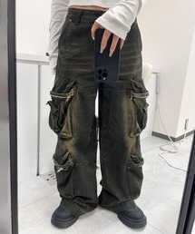 Figments | ブラストマルチカーゴバギーデニム(デニムパンツ)