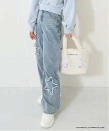 LOVETOXIC（ラブトキシック）の「【サンリオキャラクターズ】刺しゅうデニムパンツ（デニムパンツ・キッズ）」