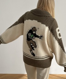 CANAL JEAN | Lakey Park　ハンドニットジップカーディガン(カーディガン/ボレロ)