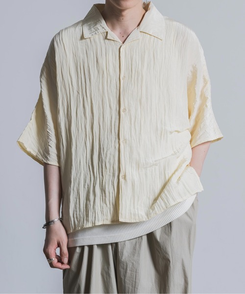 open collar shirt 洸（シャツ/ブラウス）｜Utusiyo（ウツシヨ