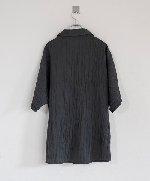 Utusiyo（ウツシヨ）の「open collar shirt 洸（シャツ/ブラウス・メンズ・アイボリー/ブラック・FREE）」の9枚目の写真