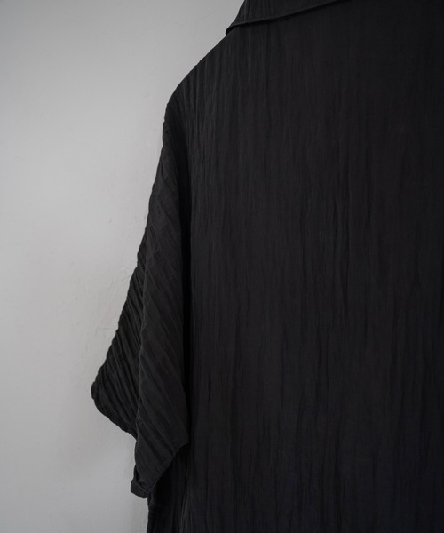 Utusiyo（ウツシヨ）の「open collar shirt 洸（シャツ/ブラウス・メンズ・アイボリー/ブラック・FREE）」の11枚目の写真