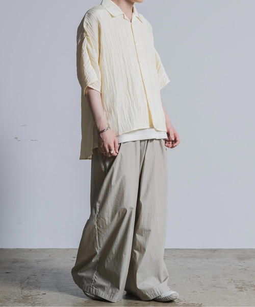 Utusiyo（ウツシヨ）の「open collar shirt 洸（シャツ/ブラウス・メンズ・アイボリー/ブラック・FREE）」の22枚目の写真