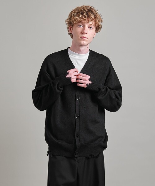 LOEFF＞ダメージ カーディガン UNISEX（カーディガン/ボレロ