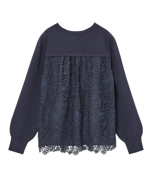 ANAYI（アナイ）の「バックレース2WAY カーディガン（カーディガン/ボレロ・レディース・ネイビー/オフホワイト・38/36）」の15枚目の写真