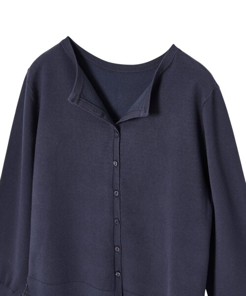 ANAYI（アナイ）の「バックレース2WAY カーディガン（カーディガン/ボレロ・レディース・ネイビー/オフホワイト・38/36）」の16枚目の写真