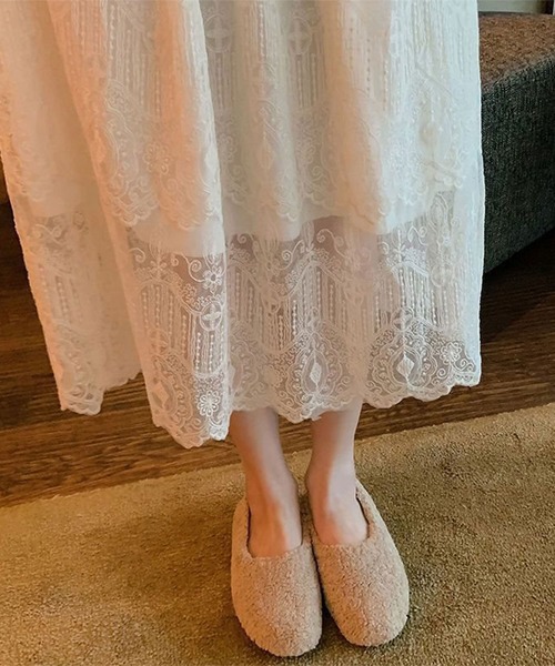 Mejoul（メジュール）の「総レースパールボタンワンピース（ワンピース・レディース・アイボリー・L/M/S）」の6枚目の写真