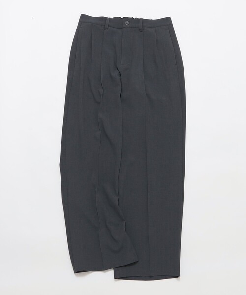 City Ambient Products（シティアンビエントプロダクツ）の「City Ambient Products: トロピカル 2タック ワイド スラックス（スラックス・メンズ・カーキ/ブラック/ダークグレー・SMALL/LARGE/MEDIUM）」の8枚目の写真