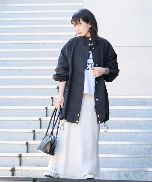 Mackintosh(マッキントッシュ)の「《別注》【MACKINTOSH】RAINTEC SKYE STAND COLLAR MID:コート(その他アウター・レディース・ブラック/ベージュ・4/6/8)」の11枚目の写真
