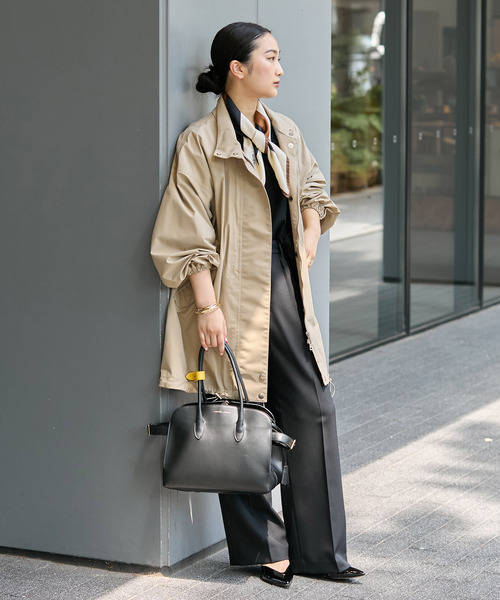 Mackintosh(マッキントッシュ)の「《別注》【MACKINTOSH】RAINTEC SKYE STAND COLLAR MID:コート(その他アウター・レディース・ブラック/ベージュ・4/6/8)」の15枚目の写真
