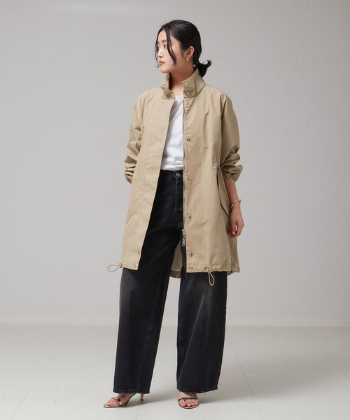 Mackintosh(マッキントッシュ)の「《別注》【MACKINTOSH】RAINTEC SKYE STAND COLLAR MID:コート(その他アウター・レディース・ブラック/ベージュ・4/6/8)」の18枚目の写真
