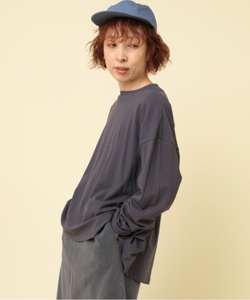 RNA-N(アールエヌエーエヌ)の「M2404 40/強燃ギャザープルオーバー(Tシャツ/カットソー・レディース・ホワイト/ブラック/チャコールグレー・FREE)」の17枚目の写真