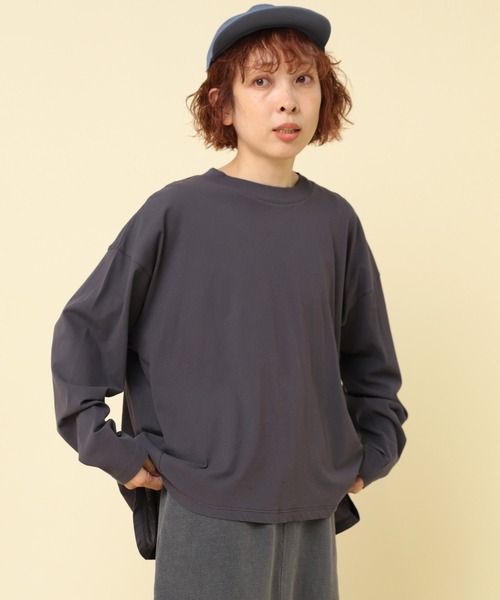 RNA-N(アールエヌエーエヌ)の「M2404 40/強燃ギャザープルオーバー(Tシャツ/カットソー・レディース・ホワイト/ブラック/チャコールグレー・FREE)」の16枚目の写真