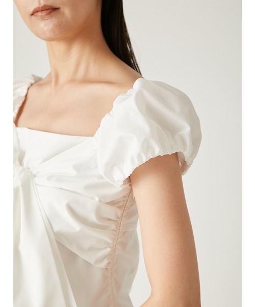 FRAY I.D（フレイアイディー）の「リボンディテールトップス（シャツ/ブラウス・レディース・ブラック/ホワイト/チェック・1/0）」の12枚目の写真