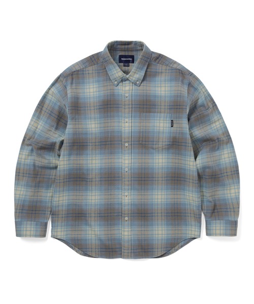 thisisneverthat(ディスイズネバーザット)の「Flannel Check Shirt(シャツ/ブラウス・メンズ・グレー/ブルー/ブラウン・XL/L/M/S)」の3枚目の写真