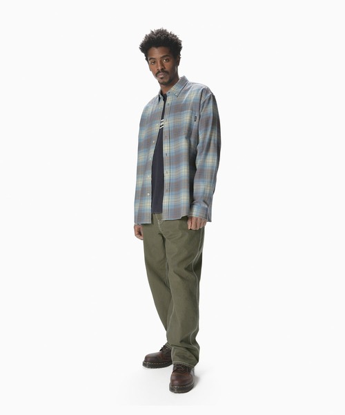 thisisneverthat(ディスイズネバーザット)の「Flannel Check Shirt(シャツ/ブラウス・メンズ・グレー/ブルー/ブラウン・XL/L/M/S)」の6枚目の写真