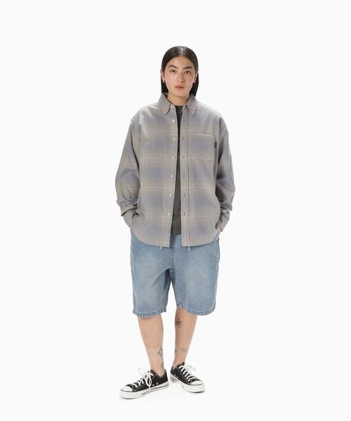 thisisneverthat(ディスイズネバーザット)の「Flannel Check Shirt(シャツ/ブラウス・メンズ・グレー/ブルー/ブラウン・XL/L/M/S)」の7枚目の写真