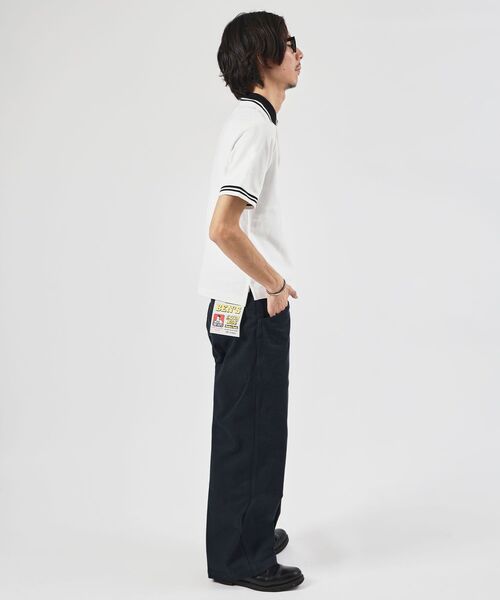 BEN DAVIS(ベンデイビス)の「【BEN DAVIS(ベンデイビス)】CROPPED POLO SHIRT / ポロシャツ 半袖 ワンポイント 短丈(ポロシャツ・メンズ・ブラック/オフホワイト/サンドベージュ・LARGE/MEDIUM/X-LARGE)」の12枚目の写真