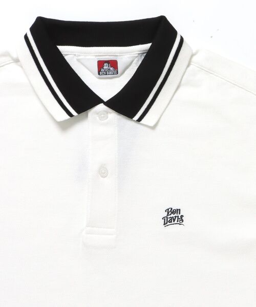 BEN DAVIS(ベンデイビス)の「【BEN DAVIS(ベンデイビス)】CROPPED POLO SHIRT / ポロシャツ 半袖 ワンポイント 短丈(ポロシャツ・メンズ・ブラック/オフホワイト/サンドベージュ・LARGE/MEDIUM/X-LARGE)」の16枚目の写真