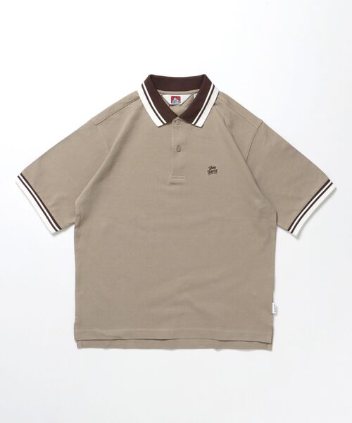 BEN DAVIS(ベンデイビス)の「【BEN DAVIS(ベンデイビス)】CROPPED POLO SHIRT / ポロシャツ 半袖 ワンポイント 短丈(ポロシャツ・メンズ・ブラック/オフホワイト/サンドベージュ・LARGE/MEDIUM/X-LARGE)」の19枚目の写真